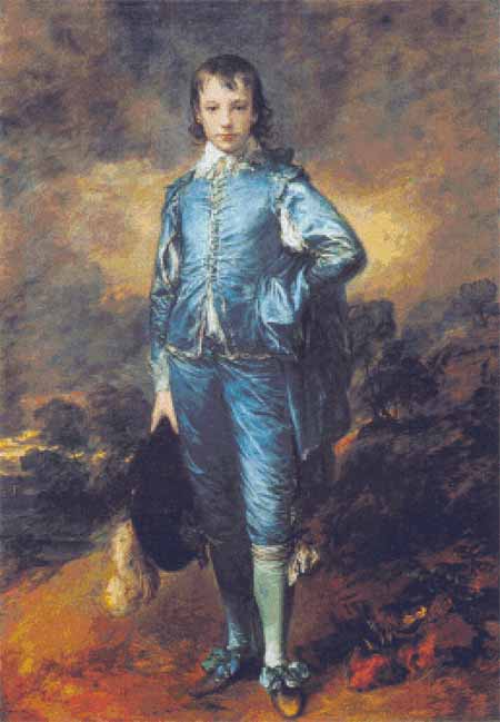click here to view larger image of Blue Boy, The - Thomas Gainsborough (chart)