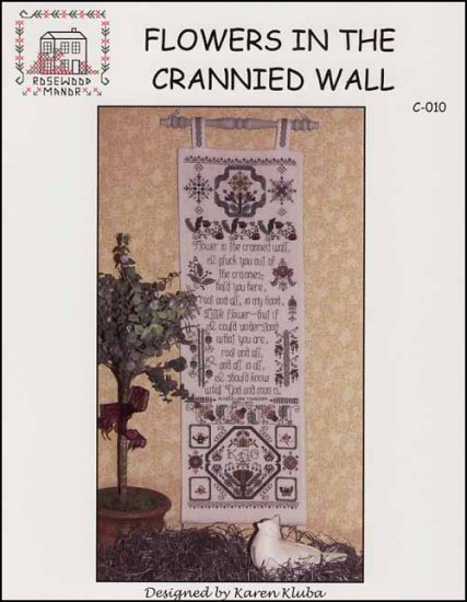 click here to view larger image of Flowers In The Crannied Wall (chart)