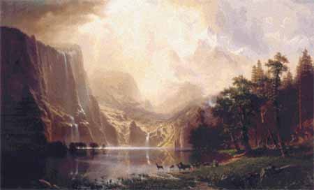 click here to view larger image of Among the Sierra Nevada Mountains, California - Albert Bierstadt (chart)