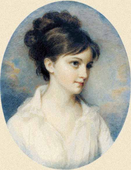 click here to view larger image of Eliza Izard (Mrs. Thomas Pinckney, Jr.) - Edward Green Malbone (chart)
