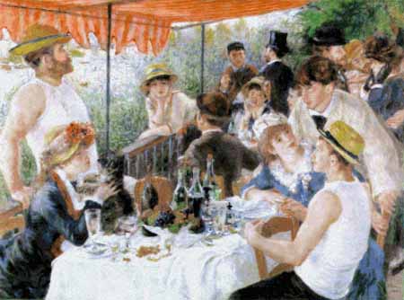 click here to view larger image of Luncheon of the Boating Party - Pierre Auguste Renoir (chart)
