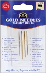 click here to view larger image of DMC Gold Tapestry Needles - Size 22 (needles)