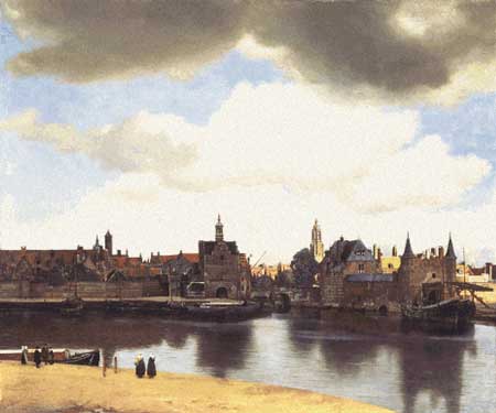 click here to view larger image of View of Delft  - Johannes Vermeer (chart)