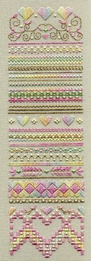 click here to view larger image of Spring Hearts Sampler (chart)