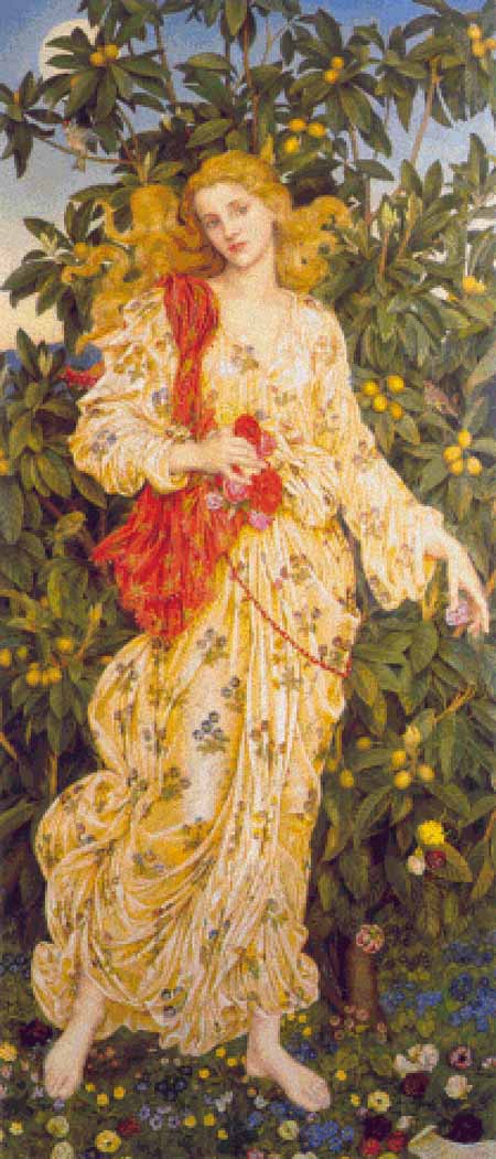 click here to view larger image of Flora - Evelyn de Morgan (chart)