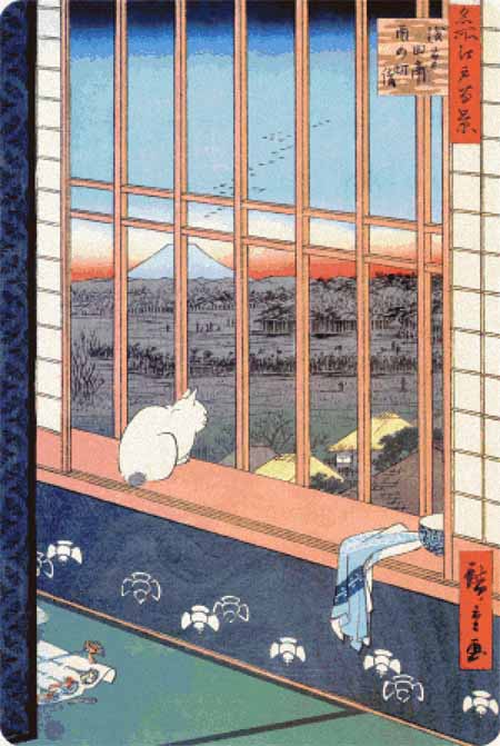 click here to view larger image of Cat in Window  (chart)