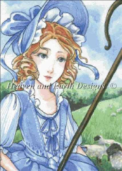 click here to view larger image of Little Bo Peep - Quick Stitch (chart)