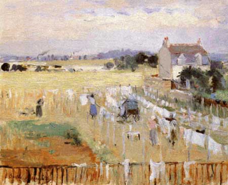 click here to view larger image of Hanging the Laundry out to Dry - Berthe Morisot	 (chart)