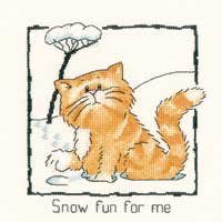 click here to view larger image of Snow Fun For Me - Cats Rule (chart)