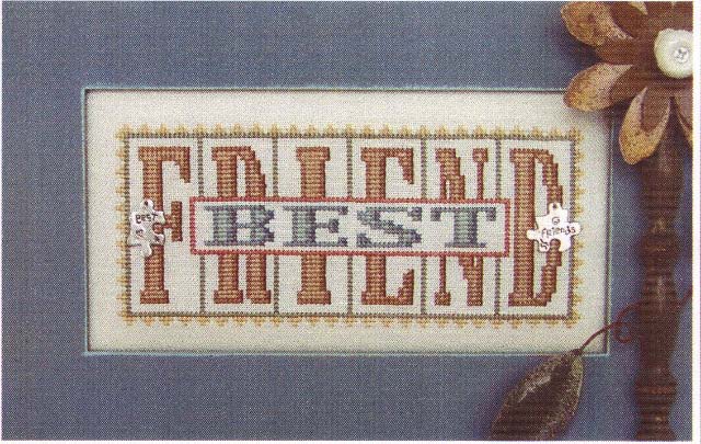click here to view larger image of Best Friend - Printers Block (chart)