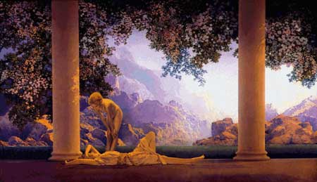 click here to view larger image of Daybreak - Maxfield Parrish (chart)