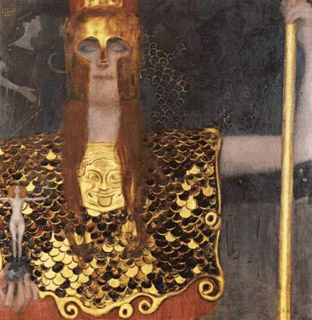 click here to view larger image of Pallas Athena  - Gustav Klimt (chart)
