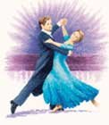 click here to view larger image of Viennese Waltz   - Dancers (counted cross stitch kit)