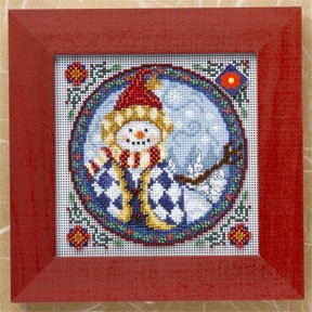 click here to view larger image of Western Snowman (2009) (counted cross stitch kit)