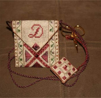 click here to view larger image of Scissor Pouch (w/scissors) Kit (counted cross stitch kit)