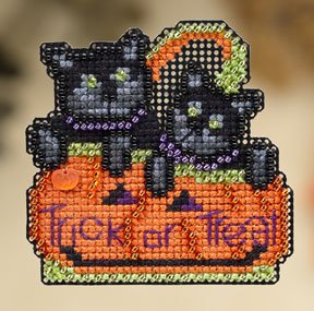 click here to view larger image of Kitty Treats  (2009) (counted cross stitch kit)