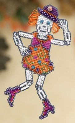 click here to view larger image of Mrs Bones  (2009) (counted cross stitch kit)