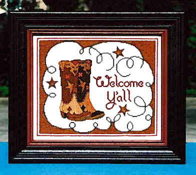 click here to view larger image of Welcome Y'all (includes stars) ()