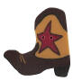 click here to view larger image of Cowboy Boot (buttons)