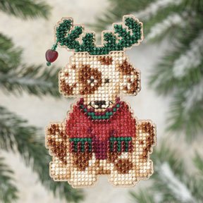 click here to view larger image of Reindog (counted cross stitch kit)