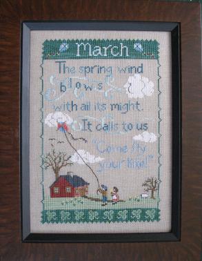 click here to view larger image of Monthly Sampler - March (chart)