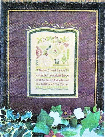 click here to view larger image of Holly and Ivy Sampler Kit (counted cross stitch kit)