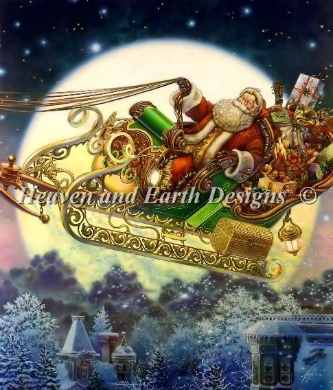 click here to view larger image of Santa's Sleigh (chart)
