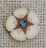 click here to view larger image of Tiny Colonial Cream Posy (buttons)