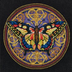 click here to view larger image of Ornate Butterfly  (counted cross stitch kit)