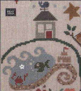 click here to view larger image of Go With All Your Heart - Big Zipper - Part 4 - By The Sea (counted cross stitch kit)