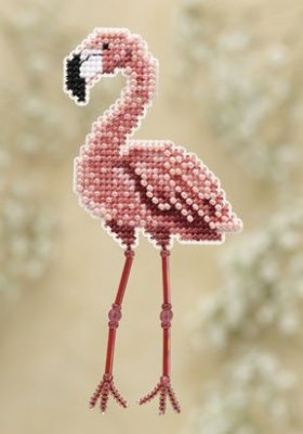 click here to view larger image of Flamingo (counted cross stitch kit)