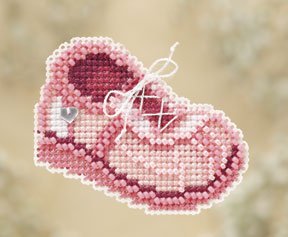click here to view larger image of Pink Sneaker (counted cross stitch kit)