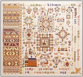 click here to view larger image of Sampler 1663 (chart)