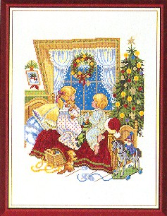 click here to view larger image of Santa Lookout (counted cross stitch kit)