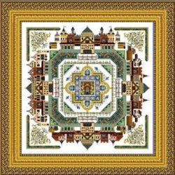 click here to view larger image of Medieval Town Mandala (chart)