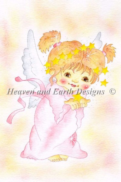 click here to view larger image of Lil Angel Rose - Quick Stitch (chart)