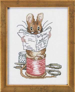 click here to view larger image of Tailor Of Gloucester (counted cross stitch kit)