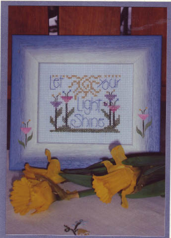 click here to view larger image of Let Your Light Shine (counted cross stitch kit)