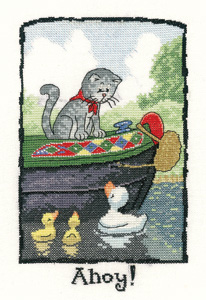 click here to view larger image of Ahoy! (counted cross stitch kit)