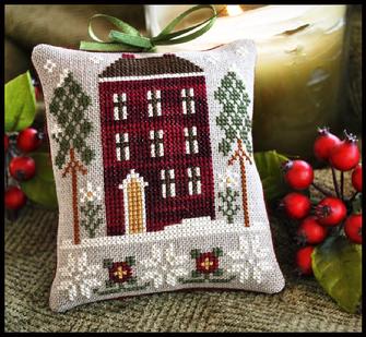 click here to view larger image of Ornament 6 - Red House in Winter (chart)