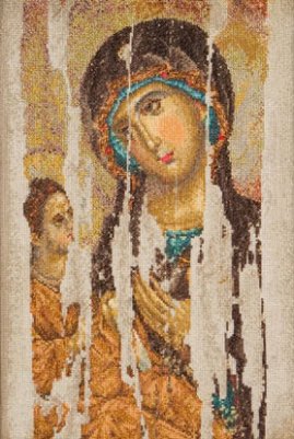 click here to view larger image of Mother of God (counted cross stitch kit)