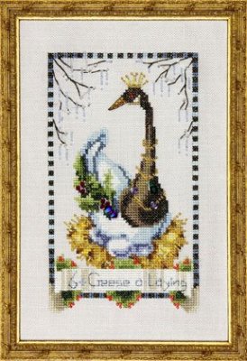 click here to view larger image of Six Geese a Laying  - Twelve Days of Christmas (chart)