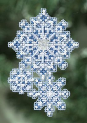click here to view larger image of Snowflakes  (2010) (counted cross stitch kit)