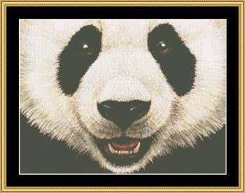 click here to view larger image of Many Faces - Panda Bear (chart)
