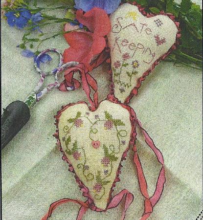 click here to view larger image of Safe Keeping Fob (counted cross stitch kit)