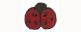 click here to view larger image of Red Ladybug (Tiny) button (buttons)