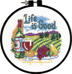 click here to view larger image of Life Is Good (counted cross stitch kit)