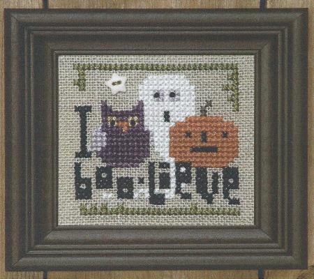 click here to view larger image of I Boo-lieve (counted cross stitch kit)