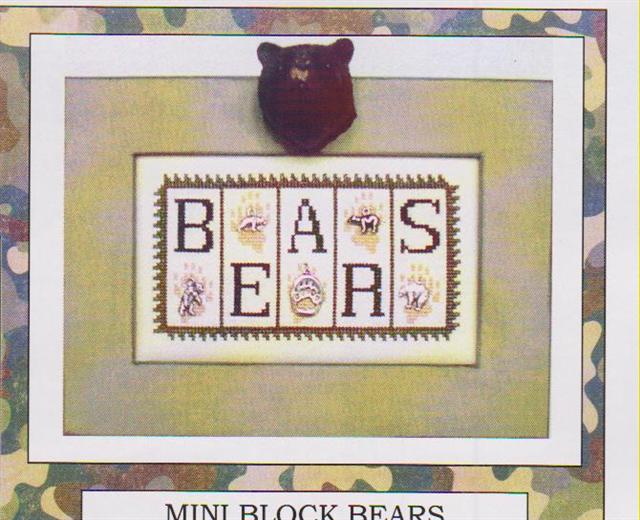 click here to view larger image of Bears (Mini block) ()