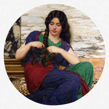 click here to view larger image of Congenial Task - John William Godward (chart)